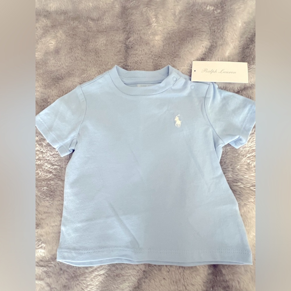 Polo by Ralph Lauren light blue T-shirt.
